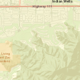 Indian Wells Street Map