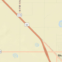 Shallowater Street Map