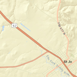 Saint Jo Street Map