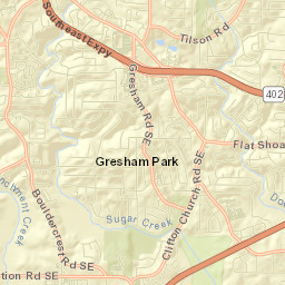 Gresham Park Street Map