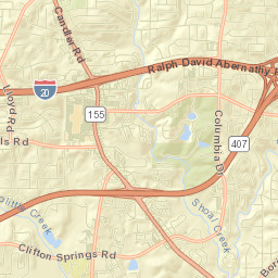 Panthersville Street Map