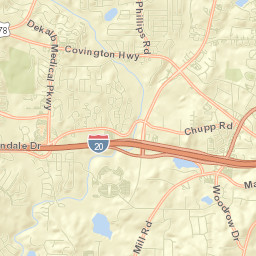 Stonecrest Street Map