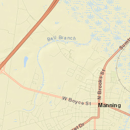 Manning Street Map