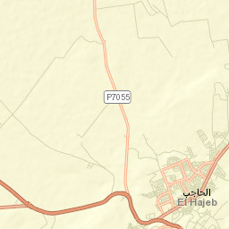 El Hajeb Street Map