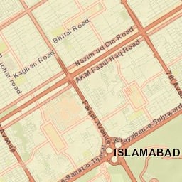 Islamabad Street Map