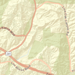 Portola Hills Street Map