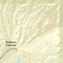 Trabuco Canyon Street Map
