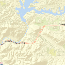 Canyon Lake Street Map