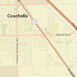 Coachella Street Map