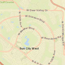 Sun City West Street Map