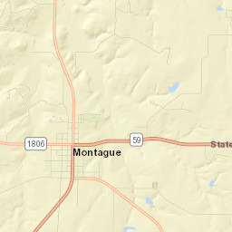 Montague County Street Map
