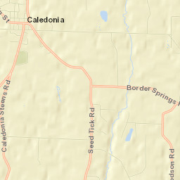 Caledonia Street Map