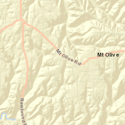 Mount Olive Street Map