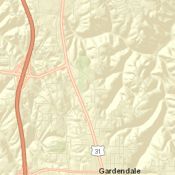 Gardendale Street Map