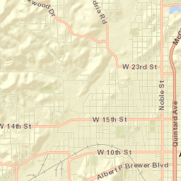 Anniston Street Map
