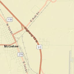 McGehee Street Map