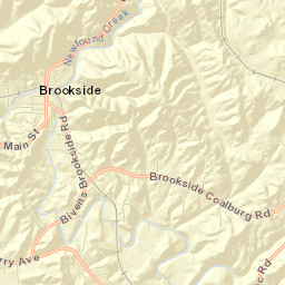Brookside Street Map