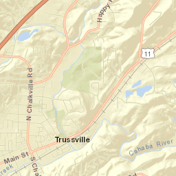 Trussville Street Map