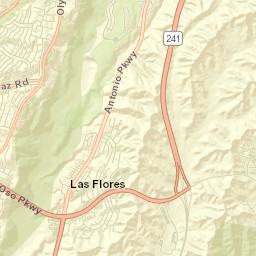 Las Flores Street Map