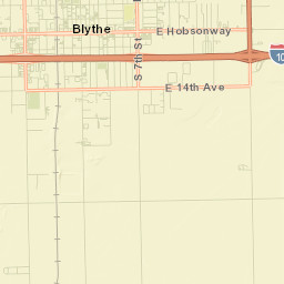 Blythe Street Map