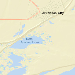 Arkansas City Street Map