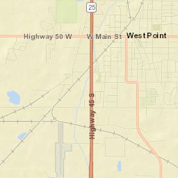West Point Street Map