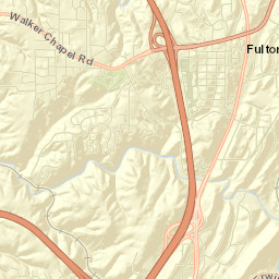 Fultondale Street Map