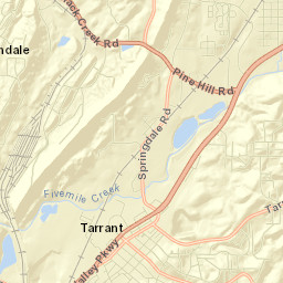 Tarrant Street Map