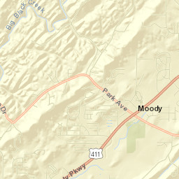 Moody Street Map