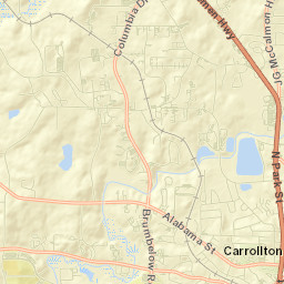 Carroll County Street Map