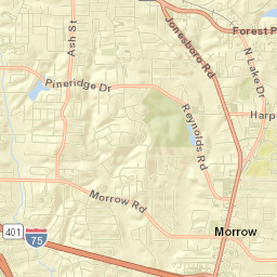Lake City Street Map