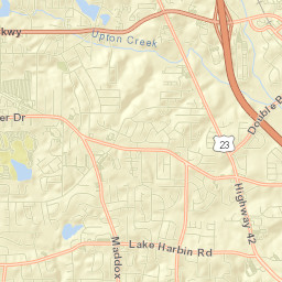 5404-5430 Double Bridge Road, Ellenwood Street Map