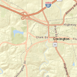 Covington Street Map