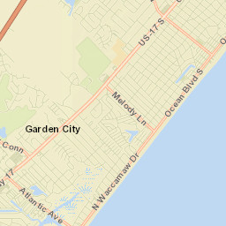 Garden City Street Map