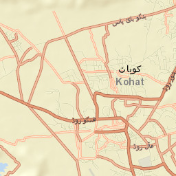 Kohat Street Map