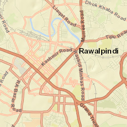 Rawalpindi Street Map