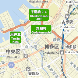 Fukuoka Street Map