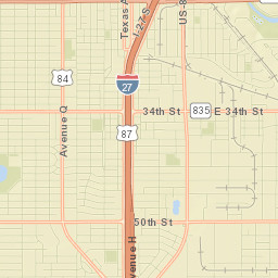 Lubbock Street Map
