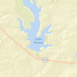 Lake Kiowa Street Map