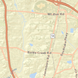 Clayton County Street Map