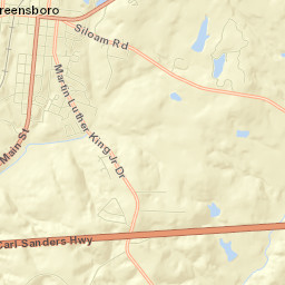 Greensboro Street Map