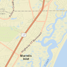 Murrells Inlet Street Map