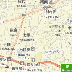 Fukuoka-shi Street Map