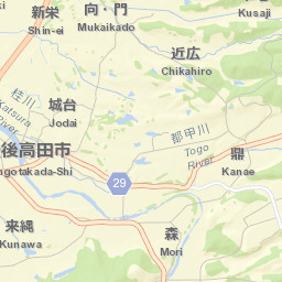 Bungo-Takada-shi Street Map