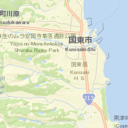 Kunisaki-shi Street Map