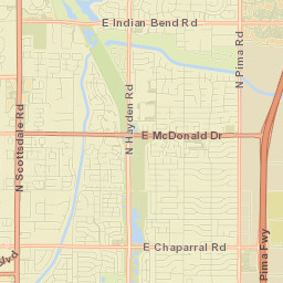 Scottsdale Street Map