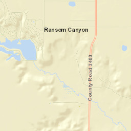 South Lake Shore Drive Ransom Canyon TX Street Map