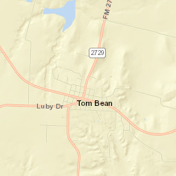 Tom Bean Street Map