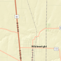 Whitewright Street Map