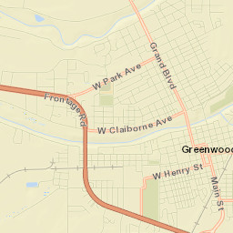 Greenwood Street Map